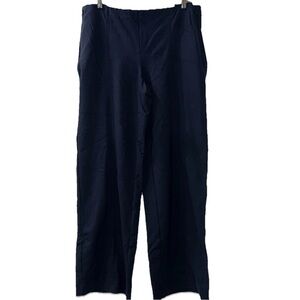J Jill Navy Ponte Wide Leg Pants Women’s Medium